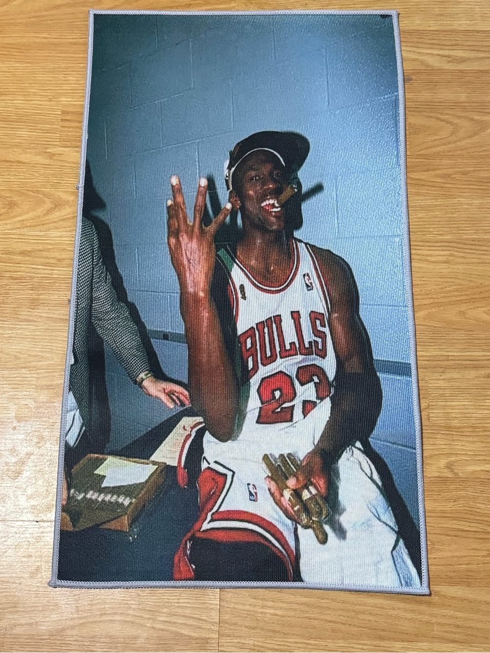 Michael Jordan Cigar Rug